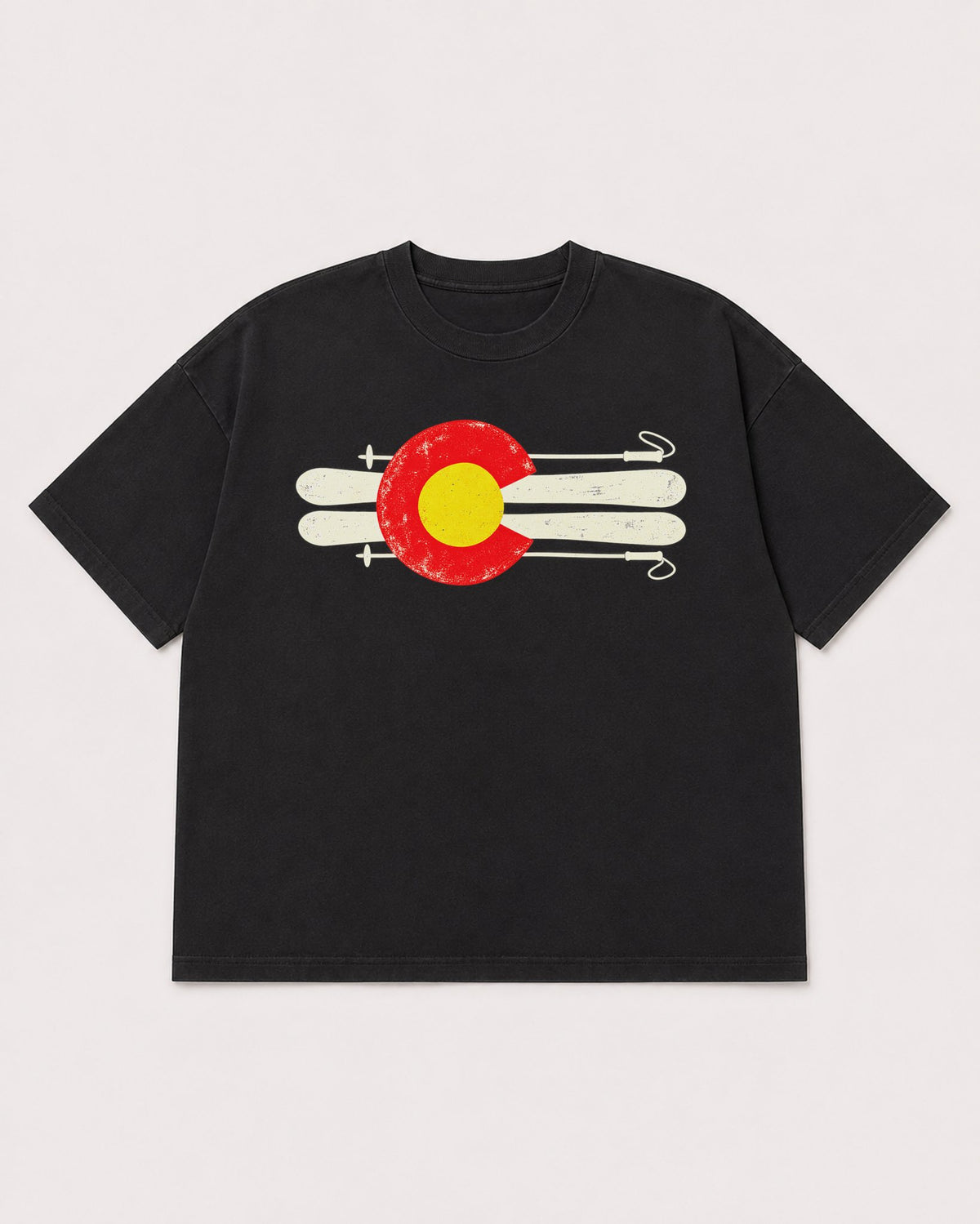 Mockup Boxy Heavyweight Tee Black product