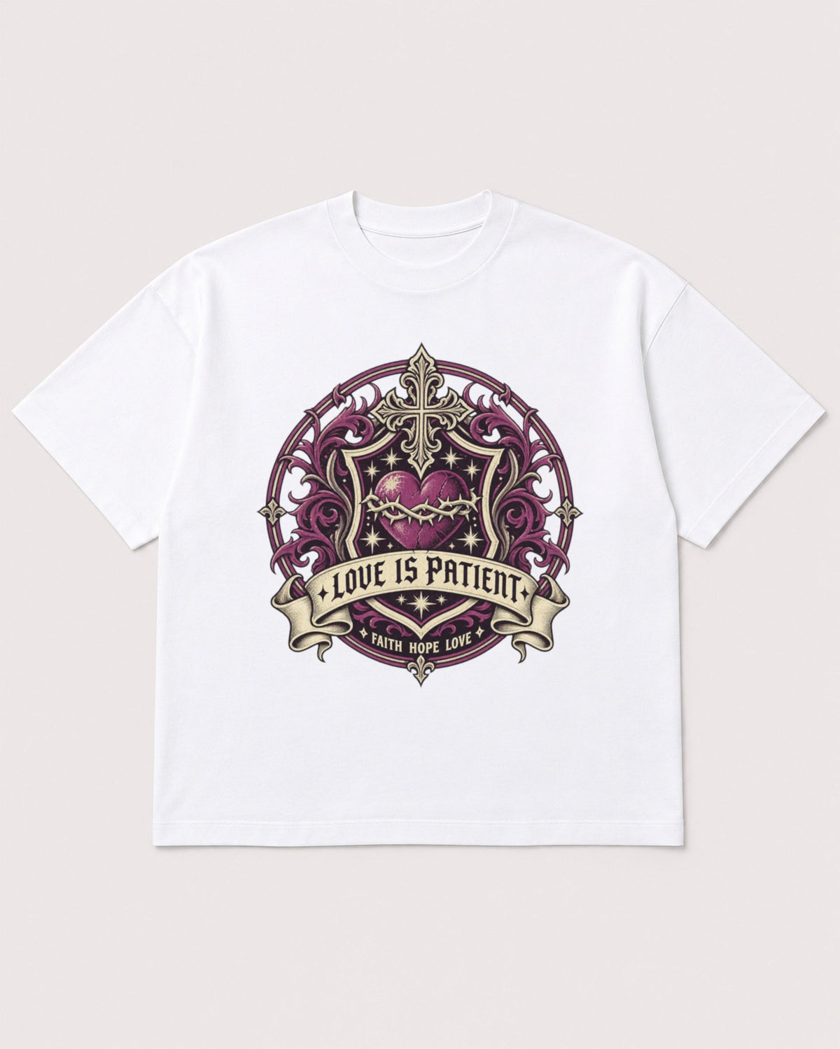 Mockup Boxy Heavyweight Tee White product