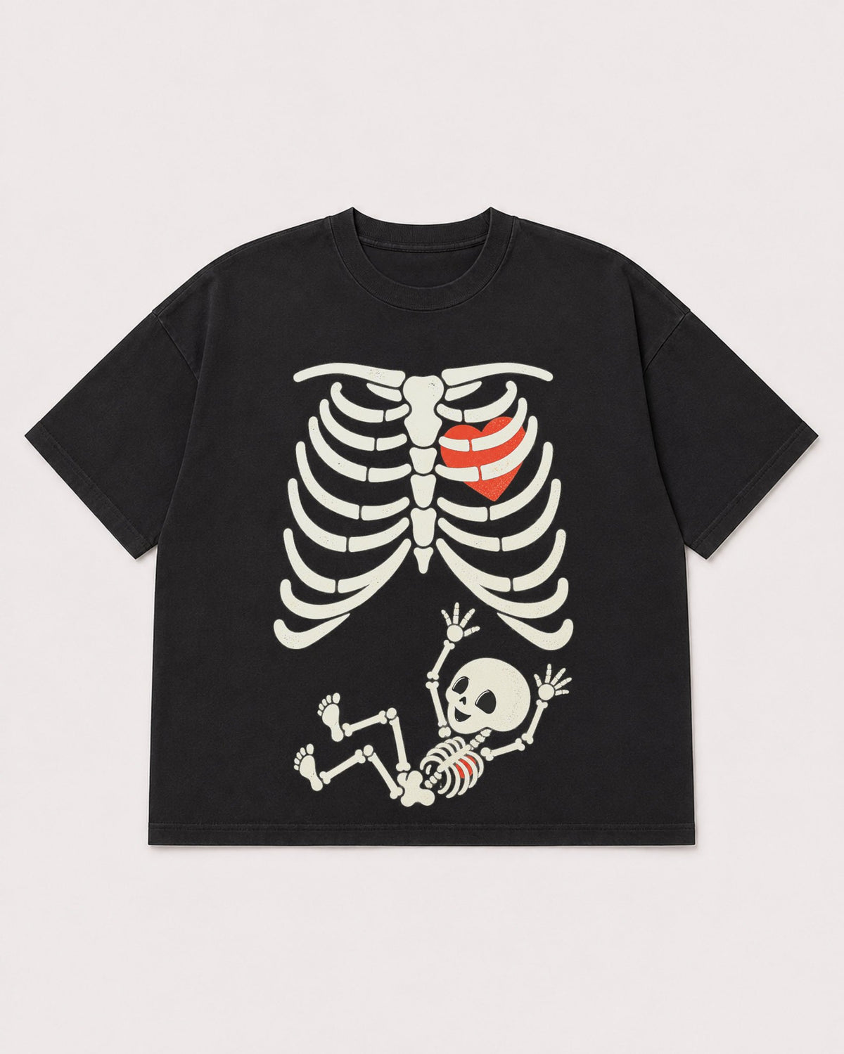 Mockup Boxy Heavyweight Tee Black product