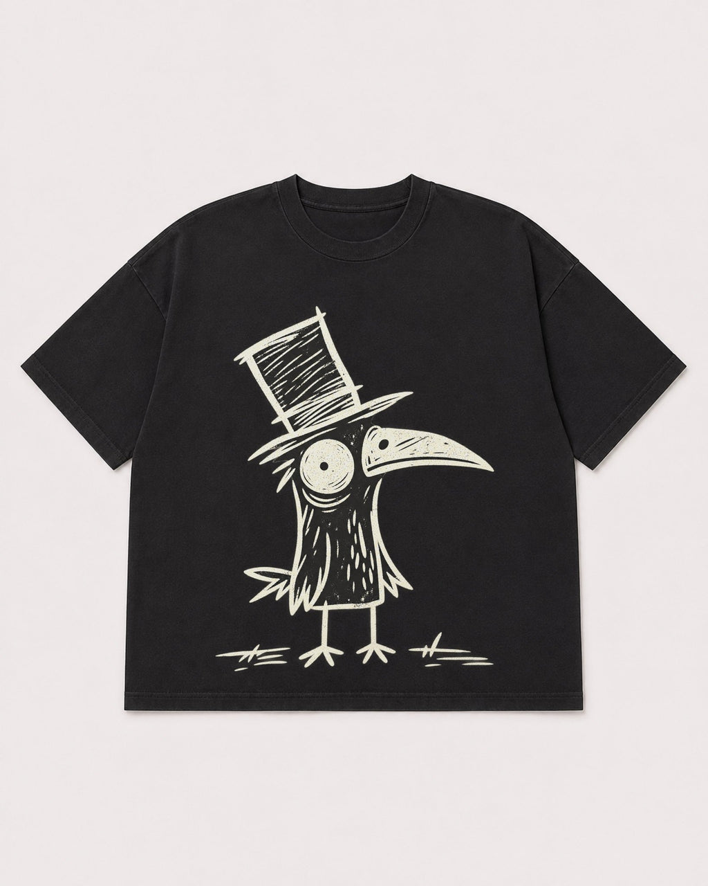 Mockup Boxy Heavyweight Tee Black product