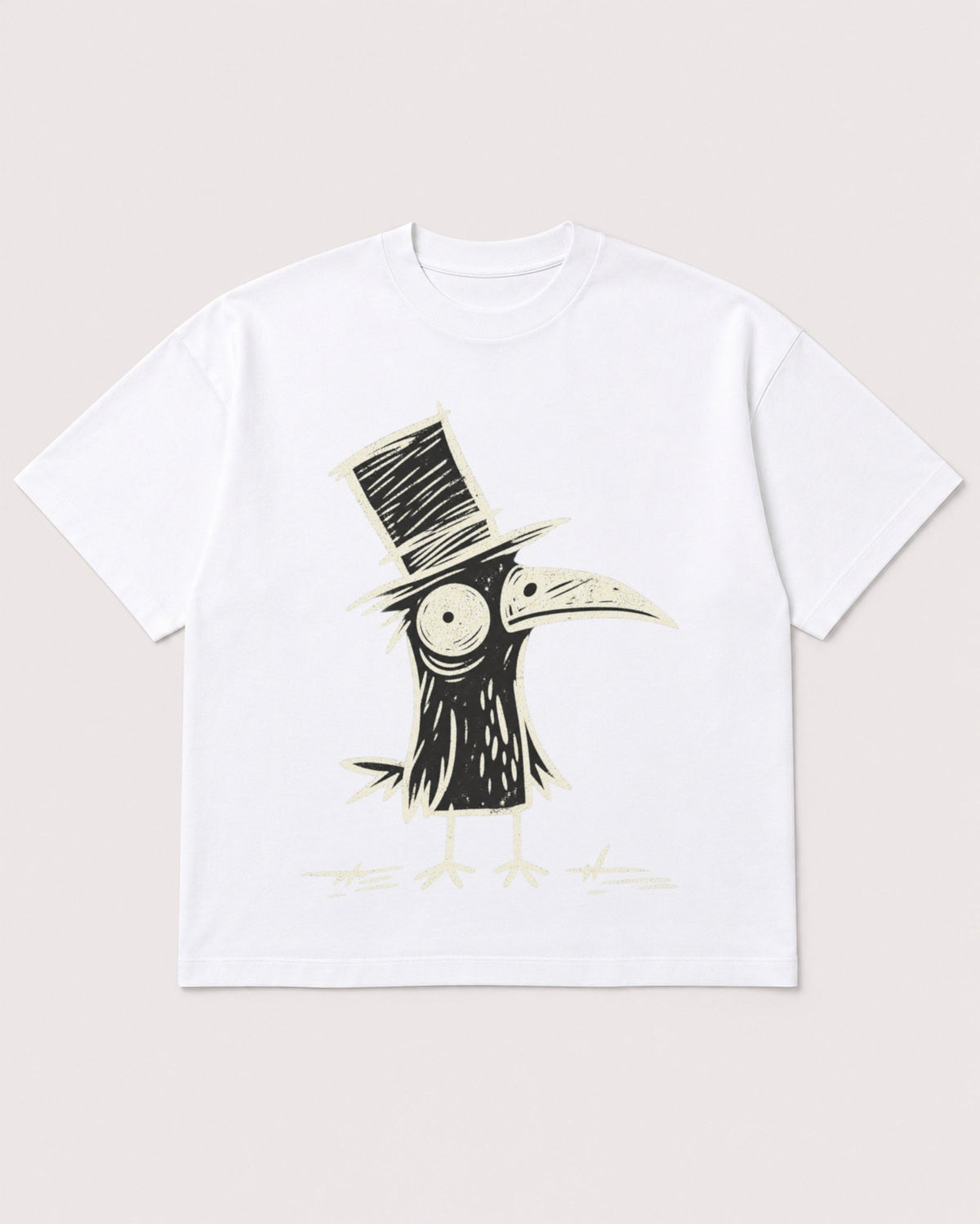 Mockup Boxy Heavyweight Tee White product