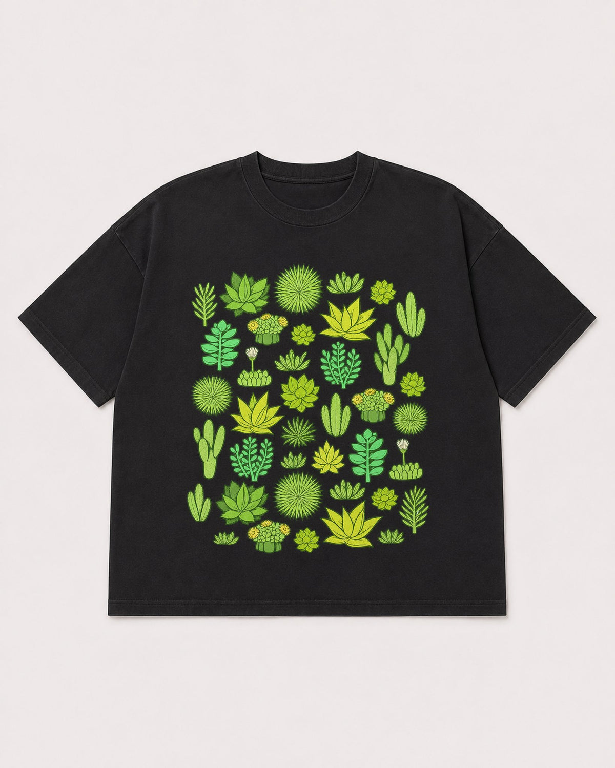 Mockup Boxy Heavyweight Tee Black product