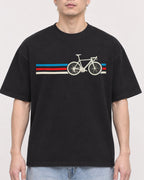 Mockup Boxy Heavyweight Tee Black male close-up 33