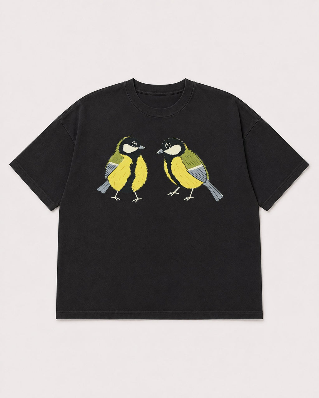 Mockup Boxy Heavyweight Tee Black product