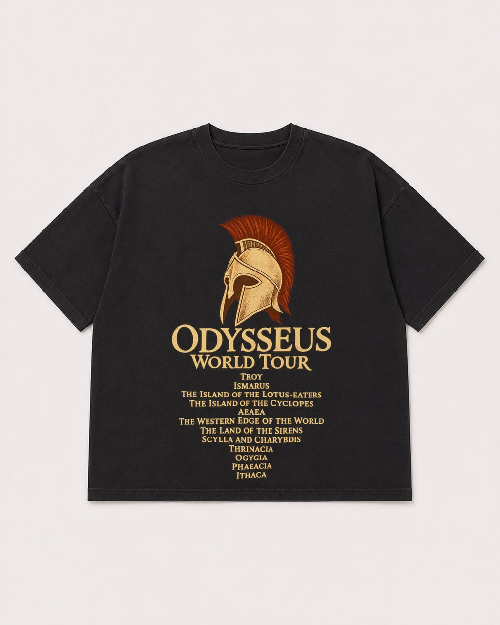 Mockup Boxy Heavyweight Tee Black product