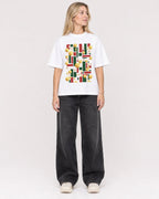 Mockup Boxy Heavyweight Tee White female full-body 08