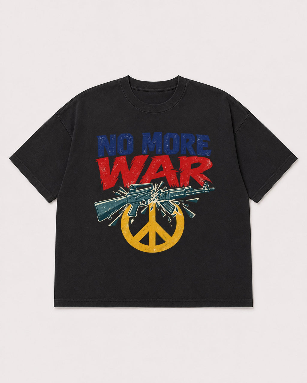Mockup Boxy Heavyweight Tee Black product