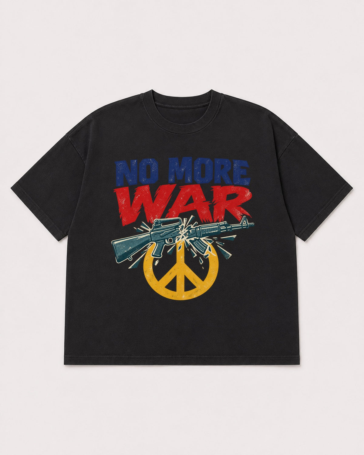 Mockup Boxy Heavyweight Tee Black product