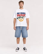 Mockup Boxy Heavyweight Tee White male full-body 08