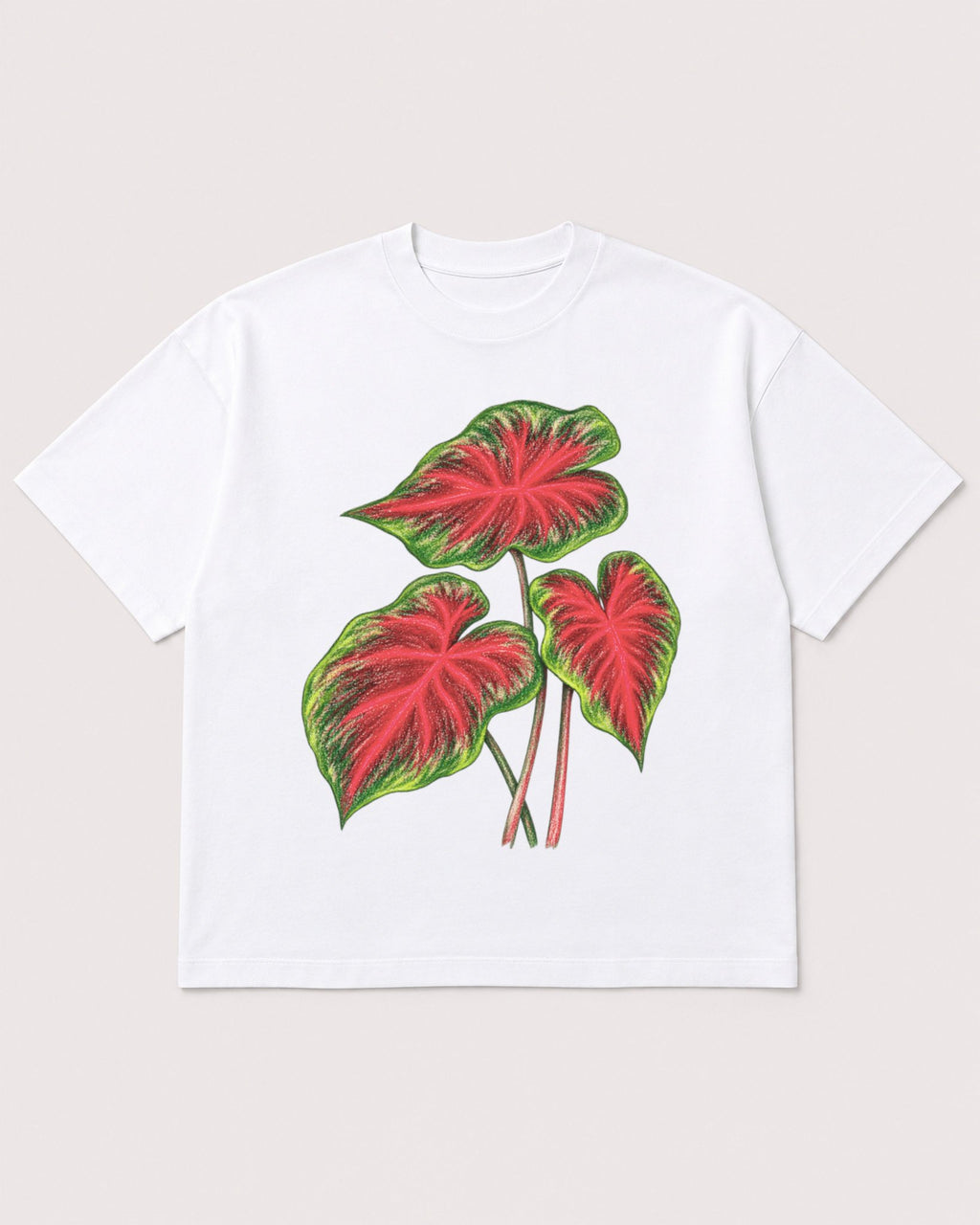 Mockup Boxy Heavyweight Tee White product