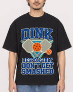 Mockup Boxy Heavyweight Tee Black male close-up 02