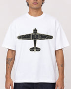 Mockup Boxy Heavyweight Tee White male close-up 06