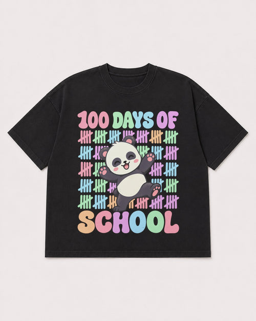 Mockup Boxy Heavyweight Tee Black product