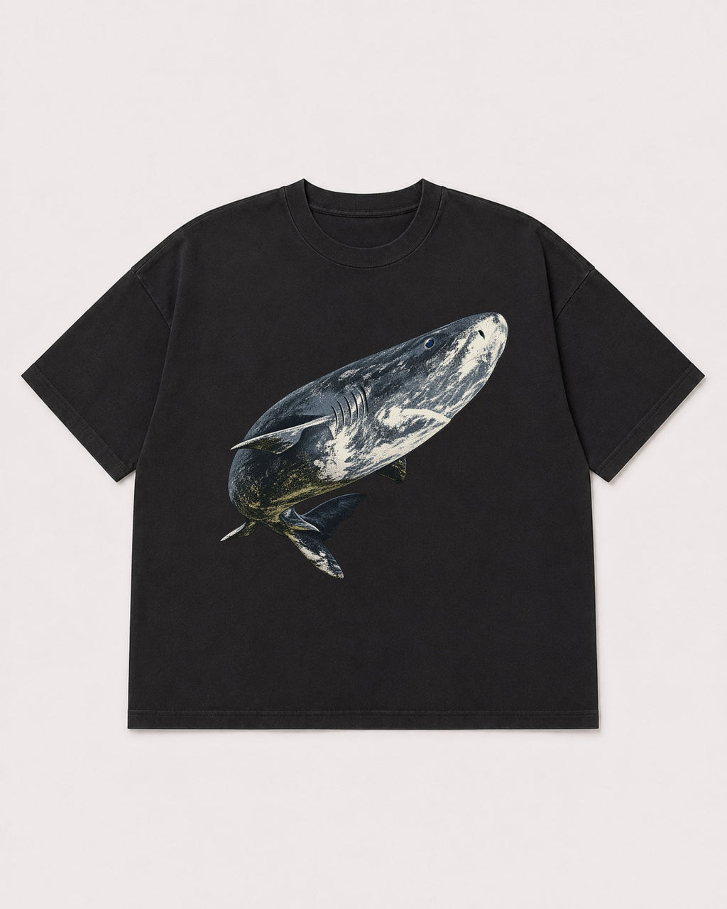 Mockup Boxy Heavyweight Tee Black product