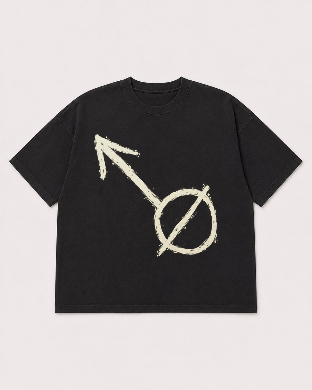 Mockup Boxy Heavyweight Tee Black product