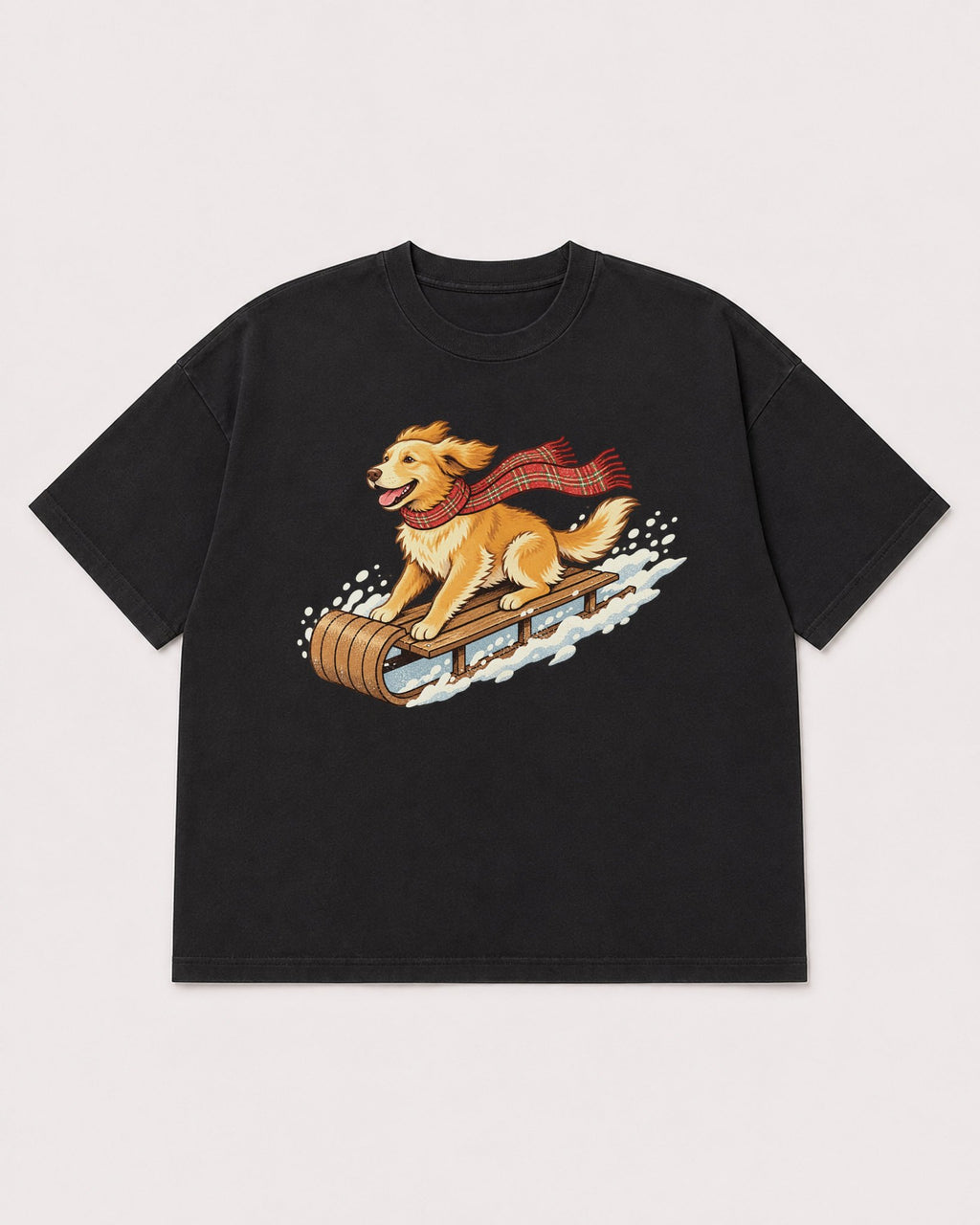 Mockup Boxy Heavyweight Tee Black product
