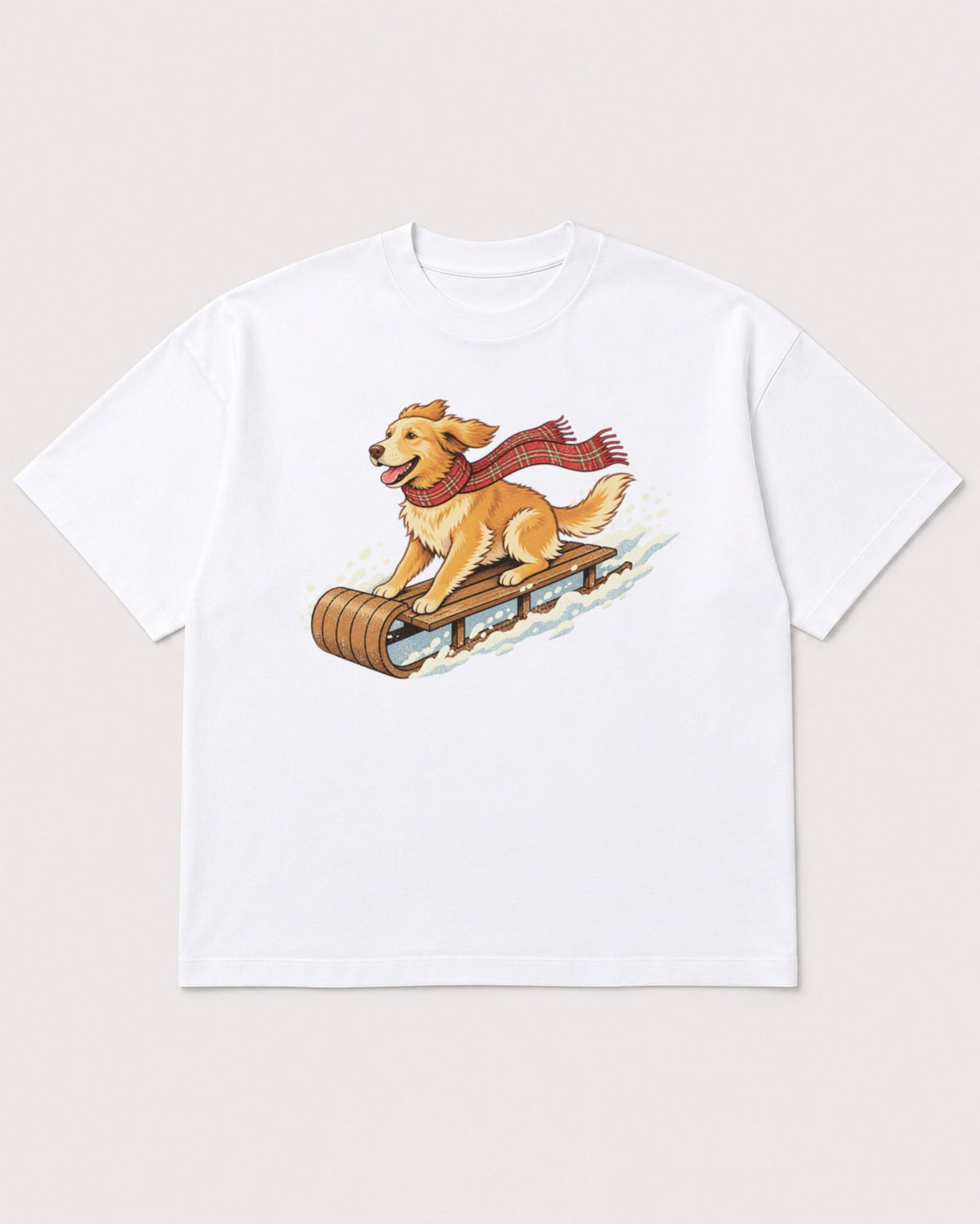 Mockup Boxy Heavyweight Tee White product
