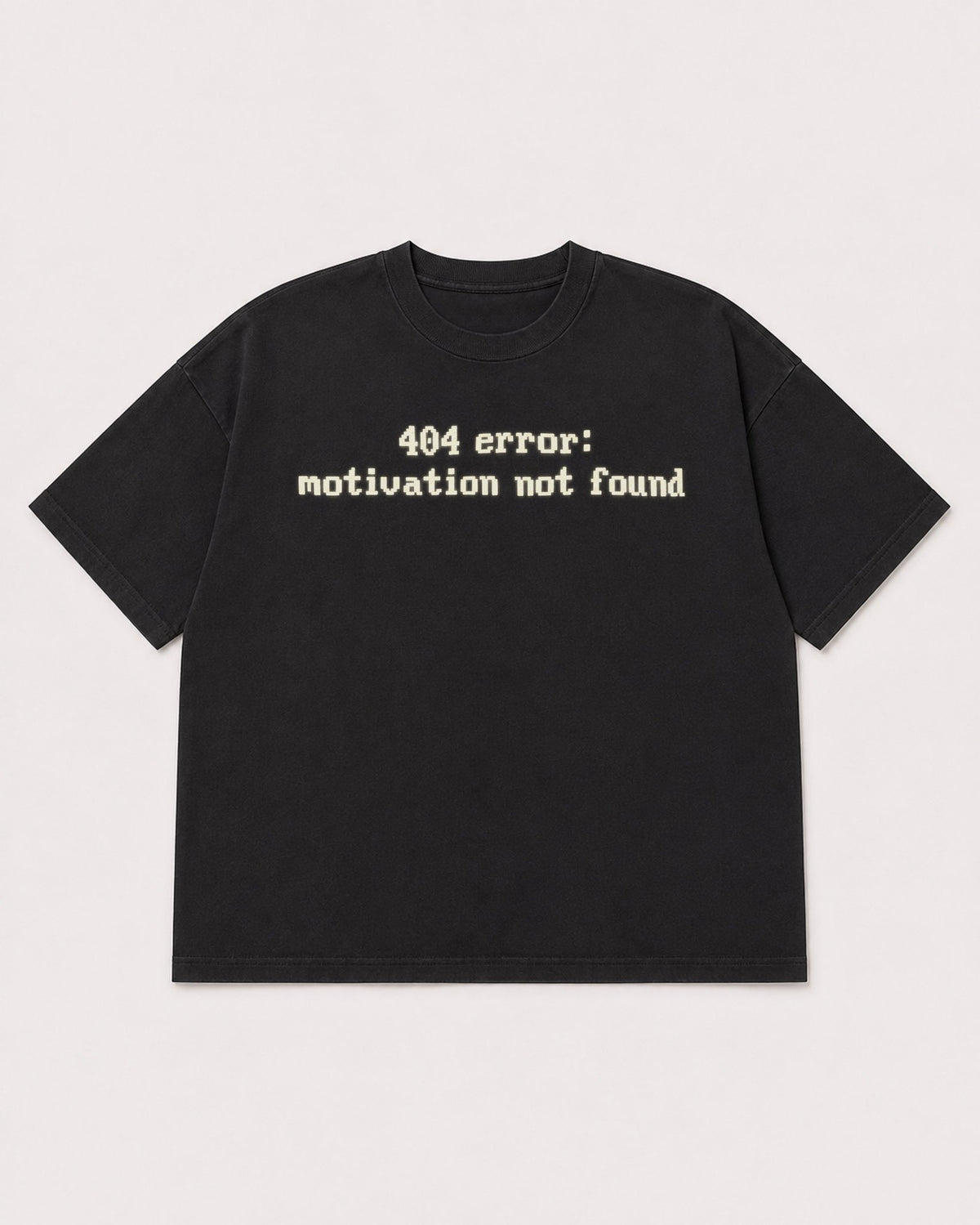 Mockup Boxy Heavyweight Tee Black product