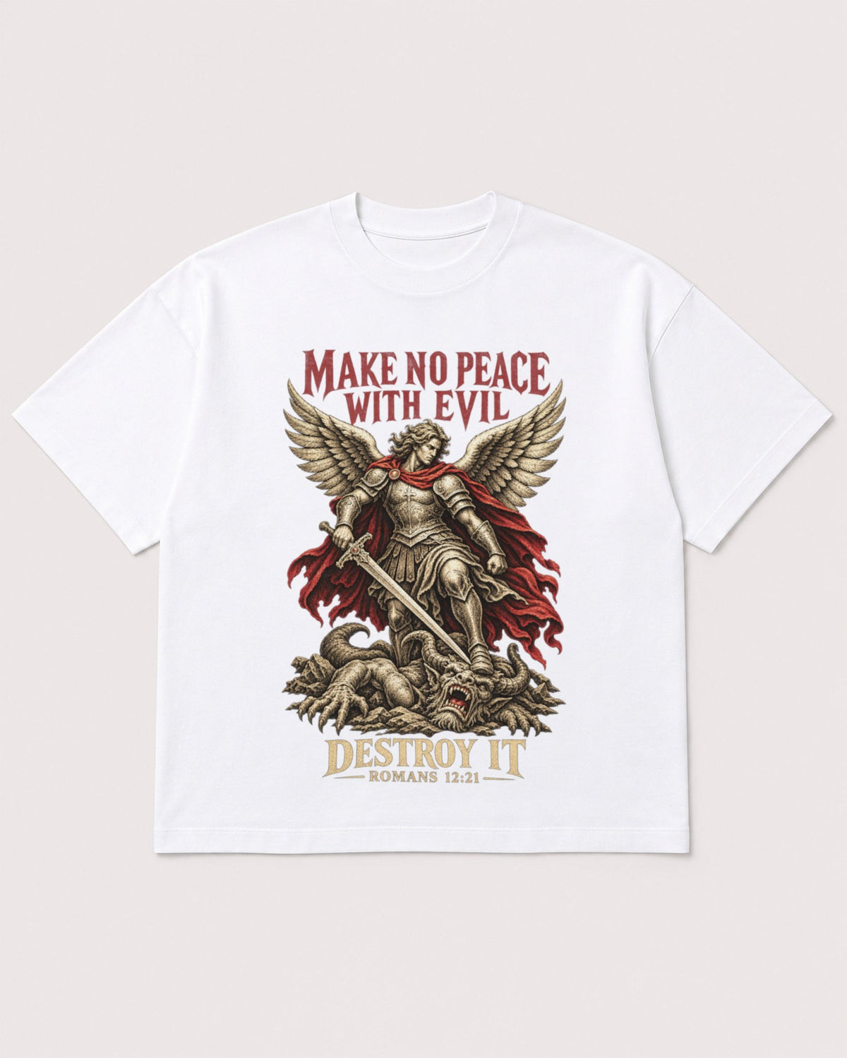 Mockup Boxy Heavyweight Tee White product