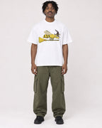 Mockup Boxy Heavyweight Tee White male full-body 04