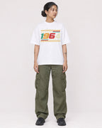 Mockup Boxy Heavyweight Tee White female full-body 12