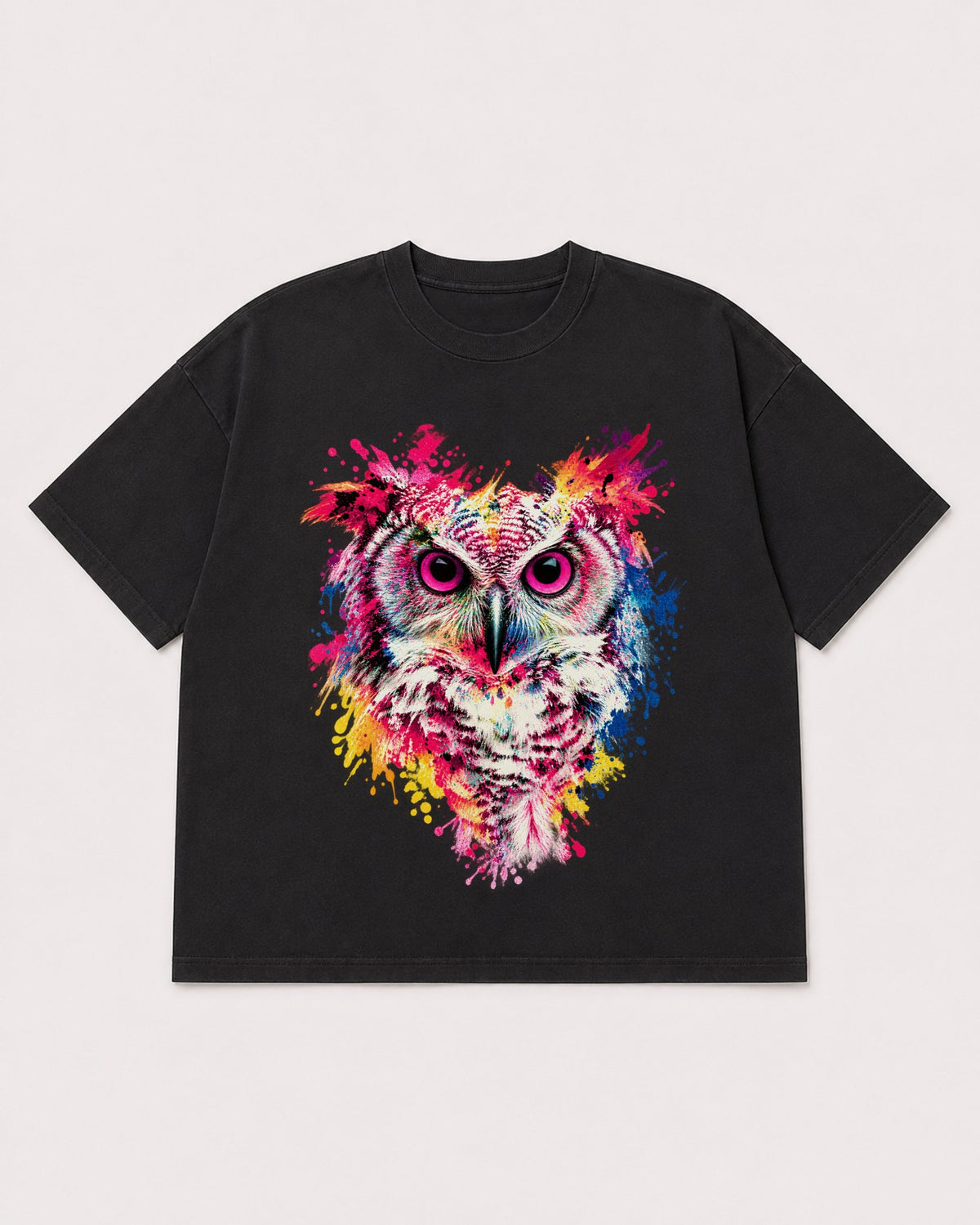 Mockup Boxy Heavyweight Tee Black product