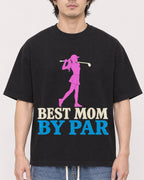Mockup Boxy Heavyweight Tee Black male close-up 03