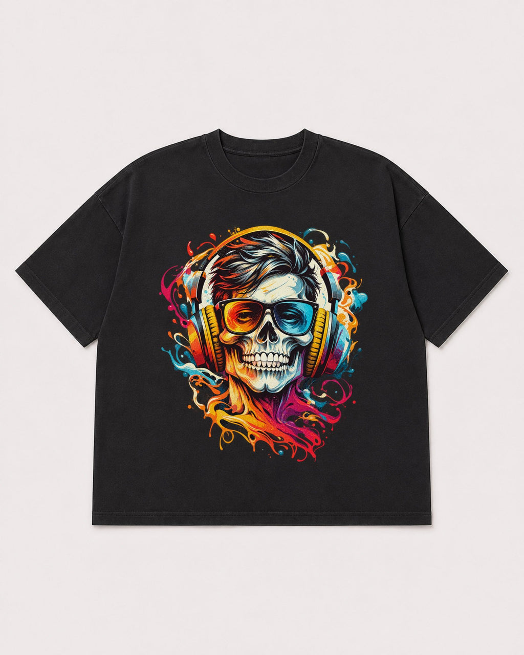 Mockup Boxy Heavyweight Tee Black product