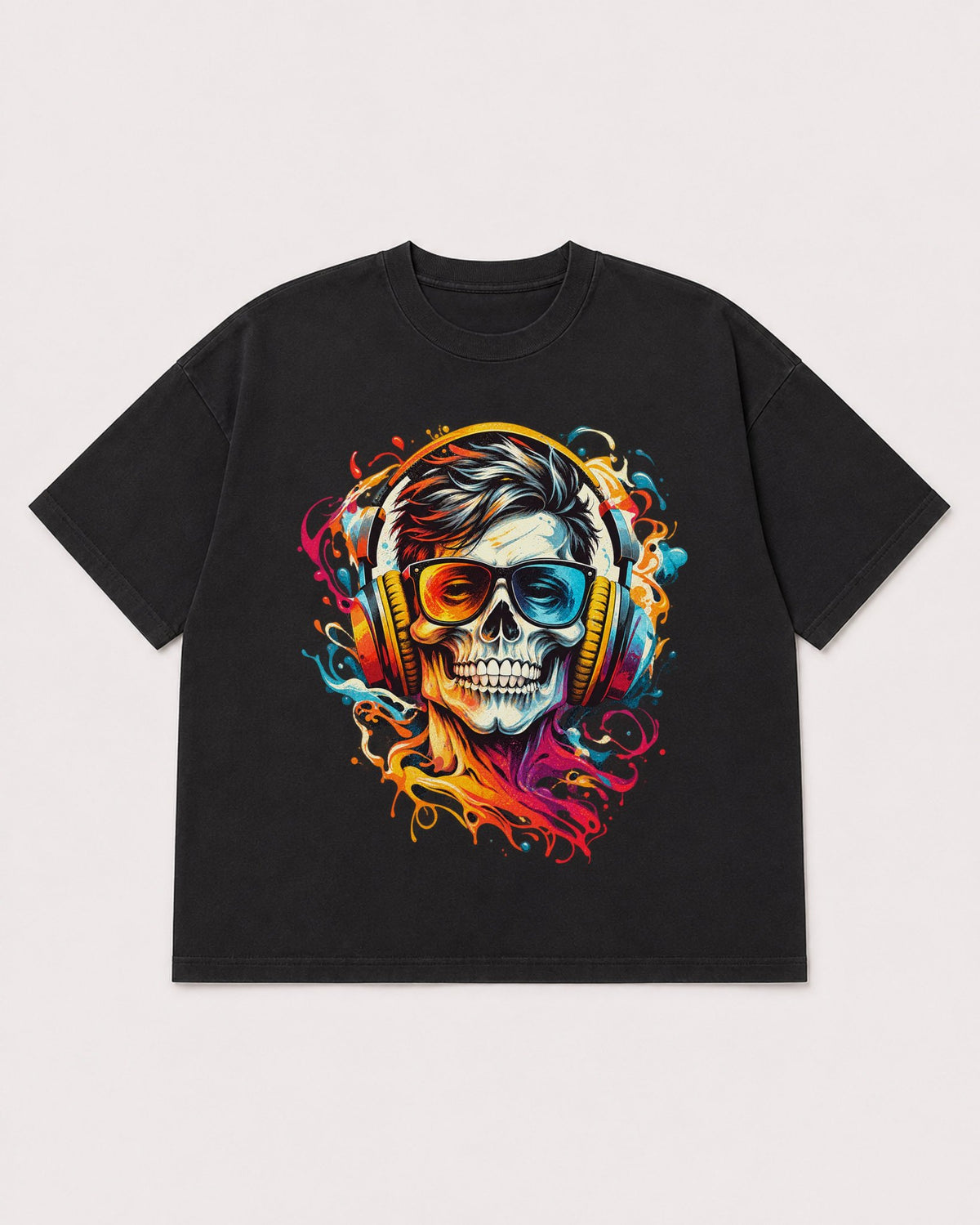 Mockup Boxy Heavyweight Tee Black product