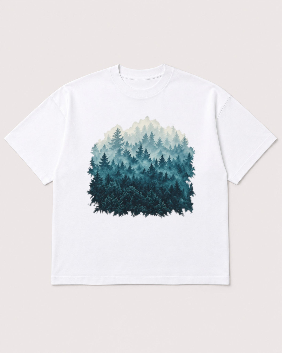 Mockup Boxy Heavyweight Tee White product