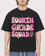 Mockup Boxy Heavyweight Tee Black male close-up 03