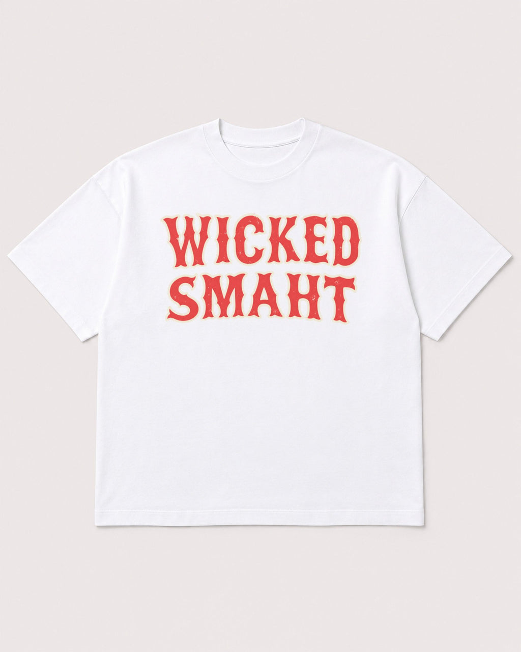 Mockup Boxy Heavyweight Tee White product