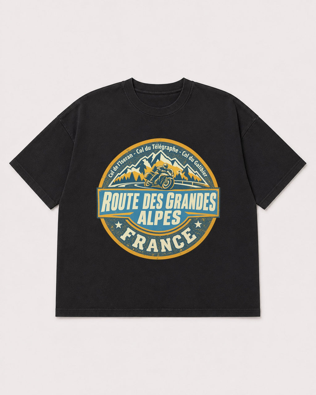 Mockup Boxy Heavyweight Tee Black product