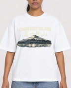 Mockup Boxy Heavyweight Tee White female close-up 25