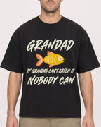 Mockup Boxy Heavyweight Tee Black male close-up 08