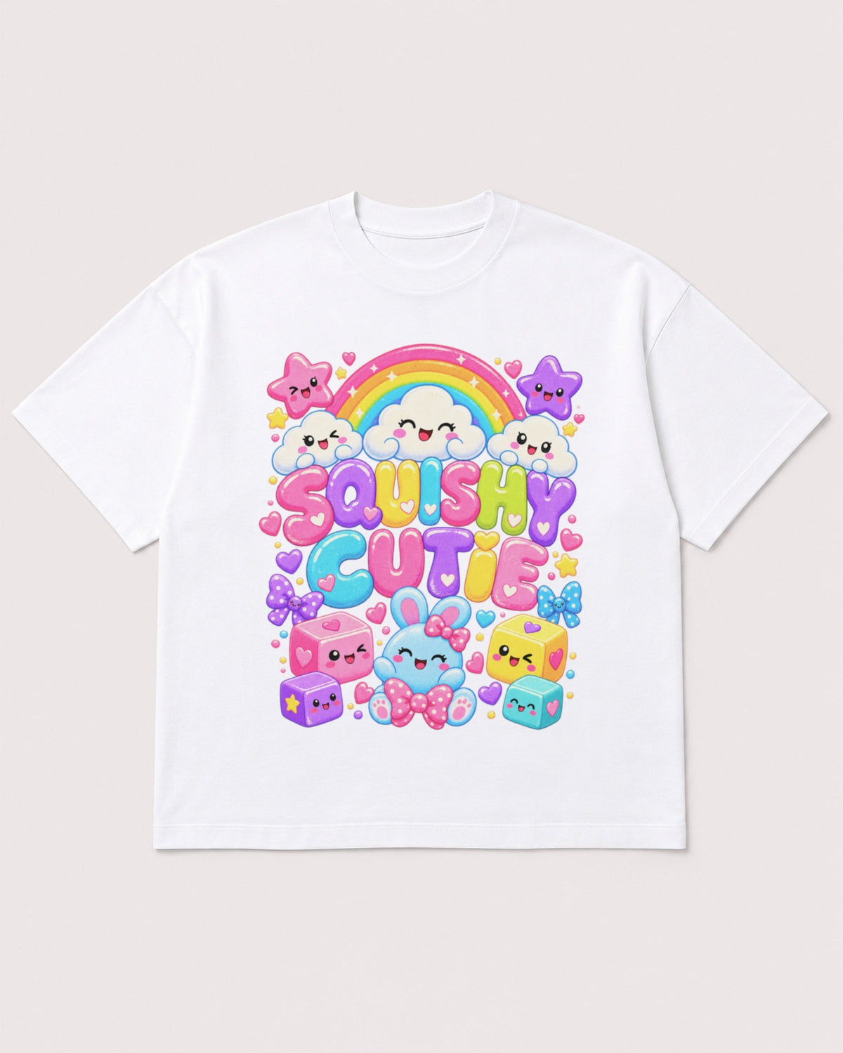 Mockup Boxy Heavyweight Tee White product