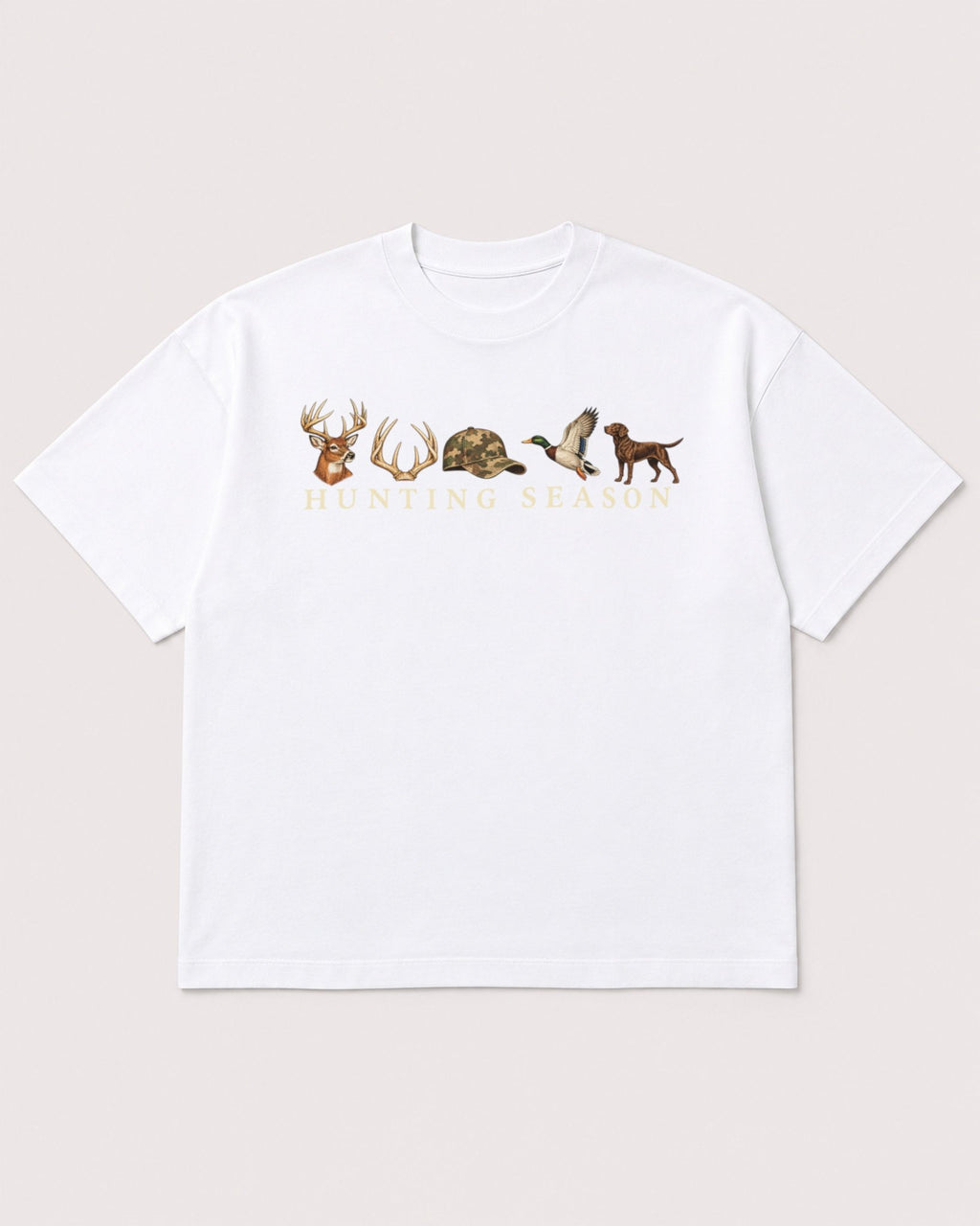 Mockup Boxy Heavyweight Tee White product