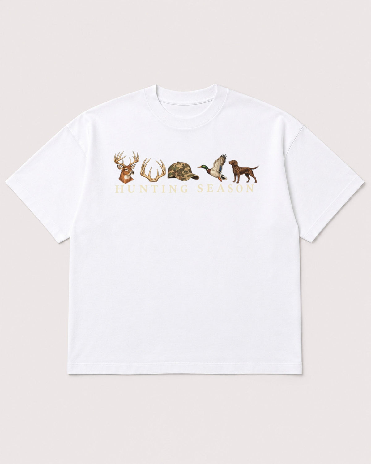 Mockup Boxy Heavyweight Tee White product