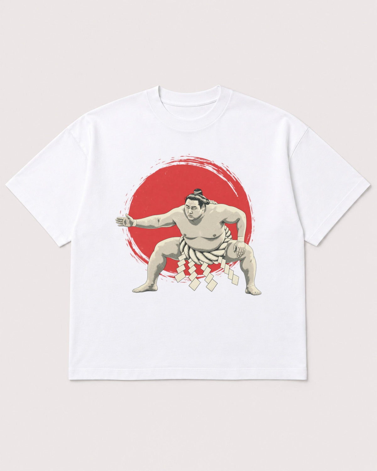 Mockup Boxy Heavyweight Tee White product