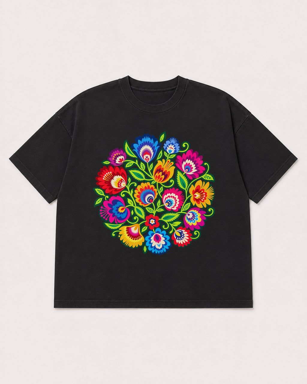 Mockup Boxy Heavyweight Tee Black product