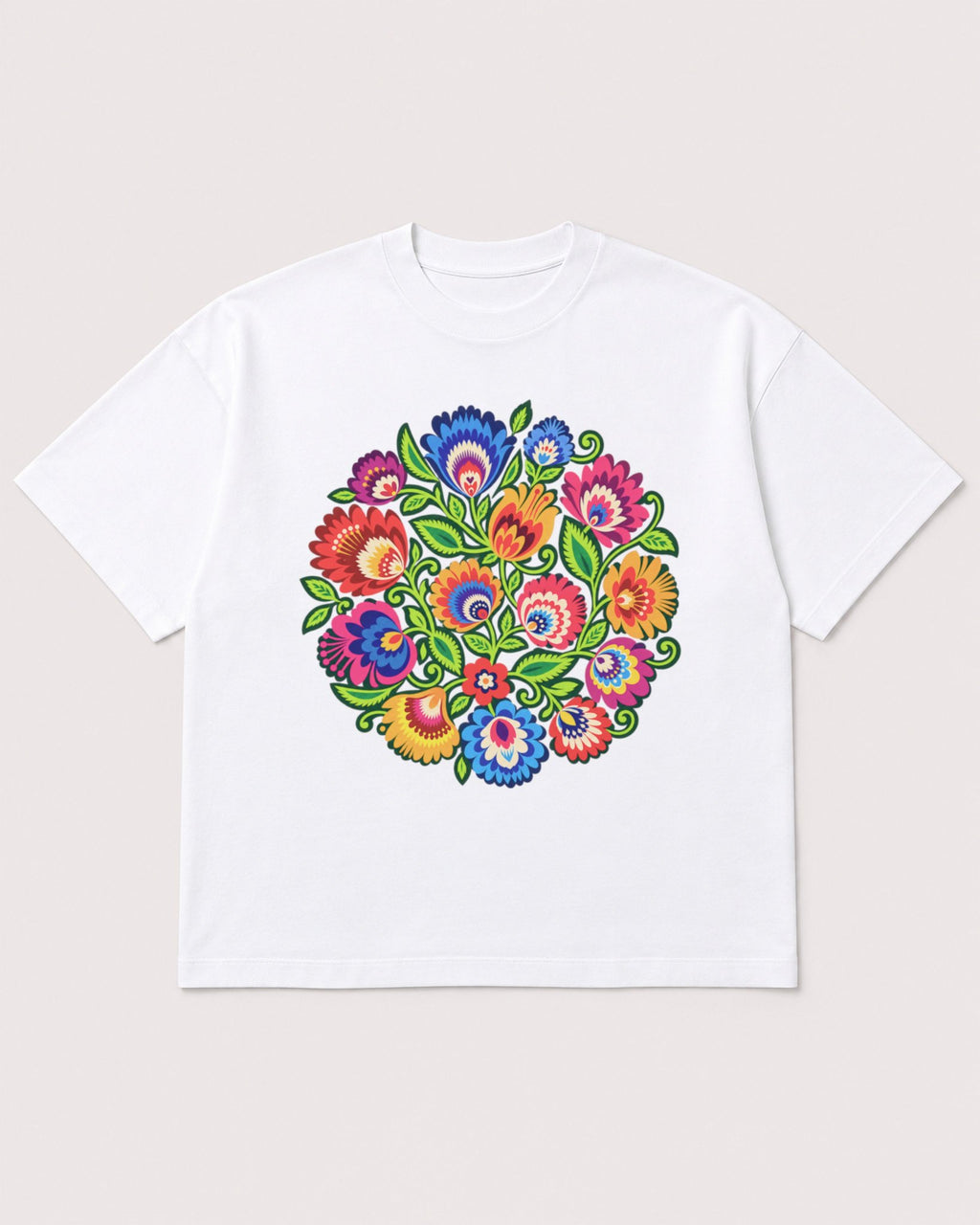 Mockup Boxy Heavyweight Tee White product