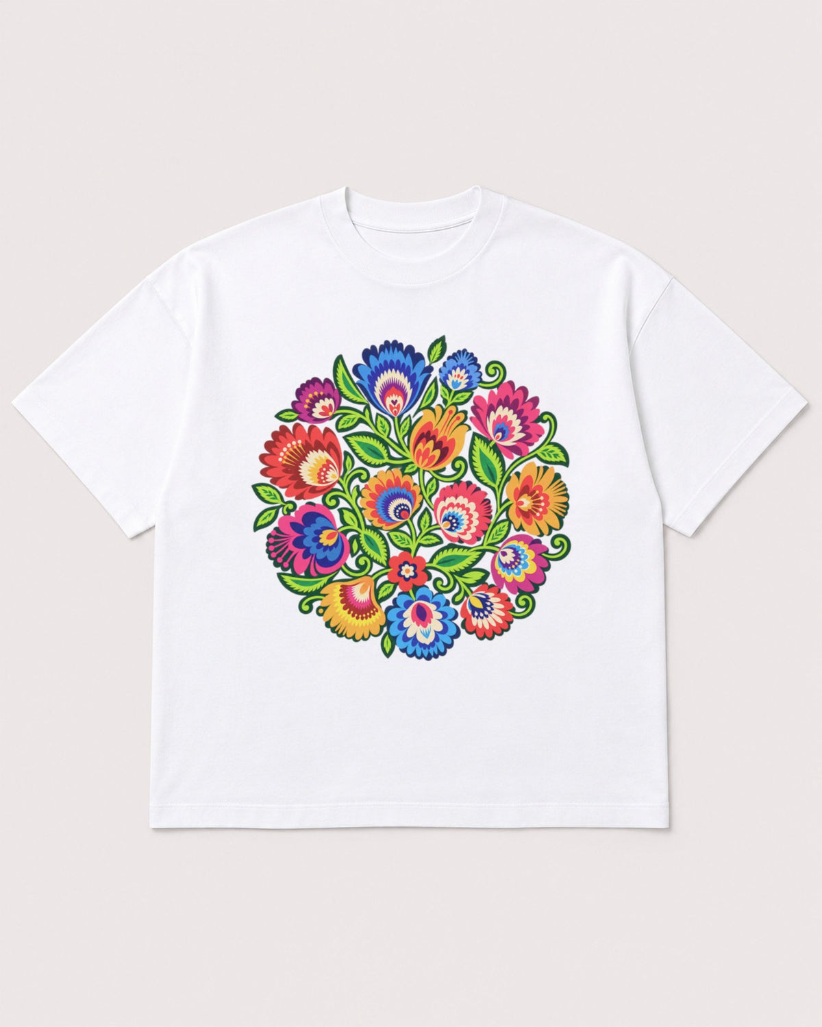 Mockup Boxy Heavyweight Tee White product