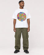 Mockup Boxy Heavyweight Tee White male full-body 14