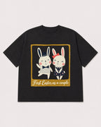 Mockup Boxy Heavyweight Tee Black product