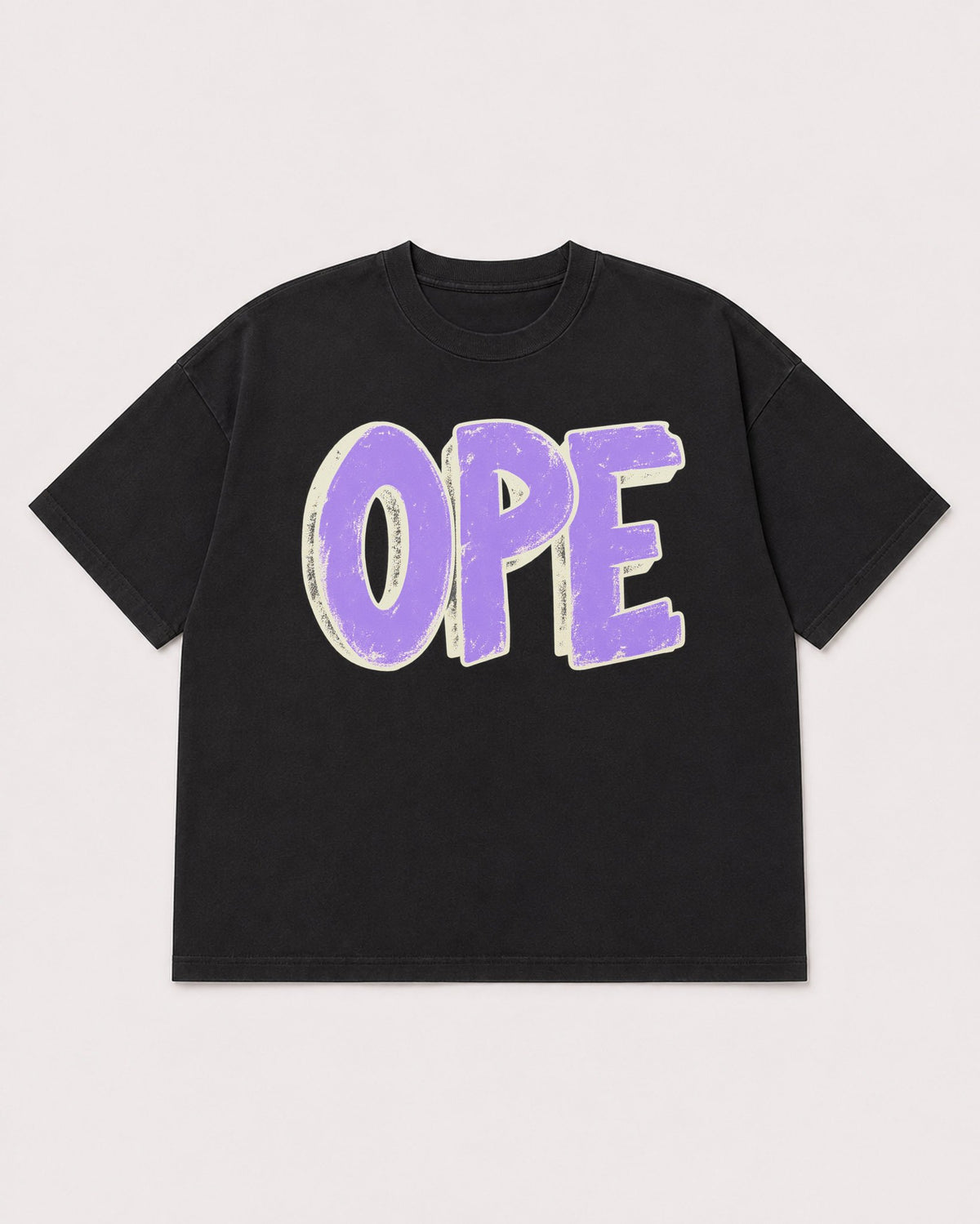 Mockup Boxy Heavyweight Tee Black product