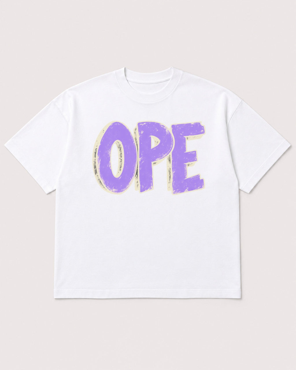 Mockup Boxy Heavyweight Tee White product