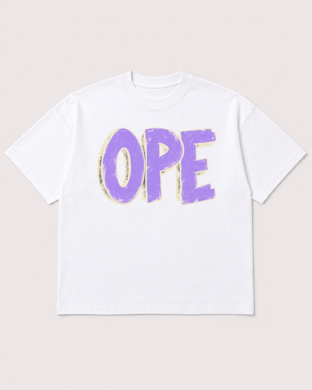 Mockup Boxy Heavyweight Tee White product