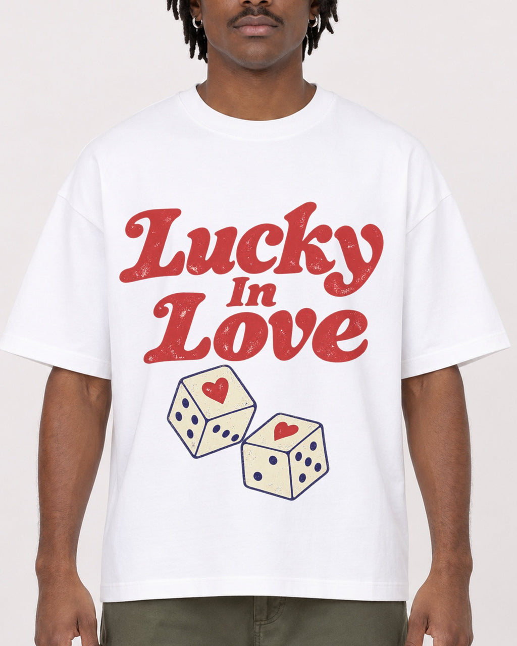 Mockup Boxy Heavyweight Tee White male close-up 04