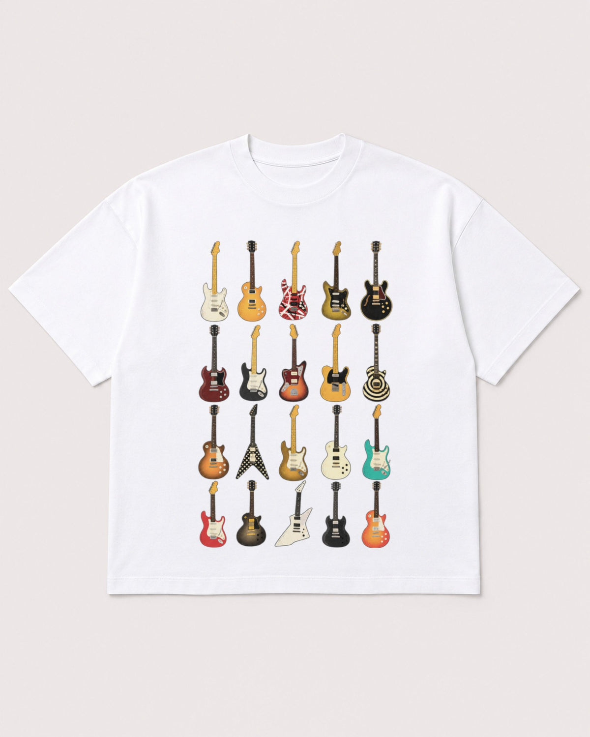 Mockup Boxy Heavyweight Tee White product
