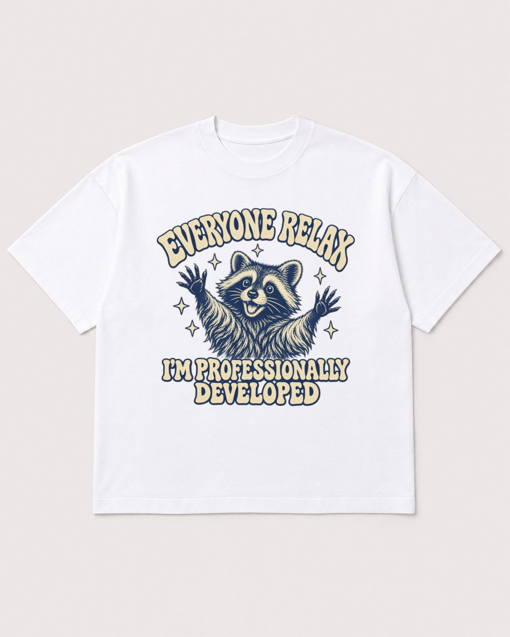 Mockup Boxy Heavyweight Tee White product